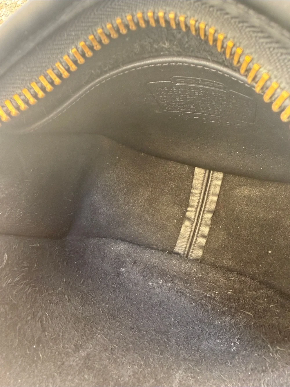 Coach Janice Legacy Black Leather Shoulder Bag with Gold Hardware